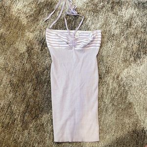 TILLY’S FULL TILT Women’s Purple and White Striped Dress Size Large